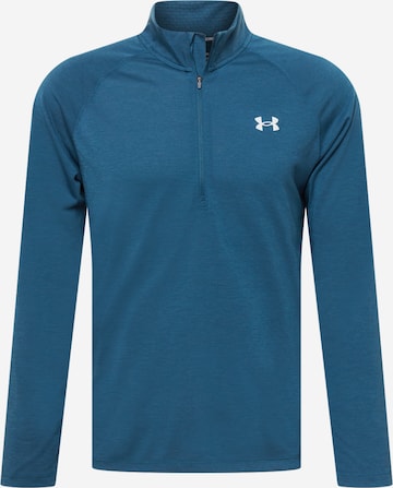 UNDER ARMOUR Performance Shirt 'Streaker' in Blue: front