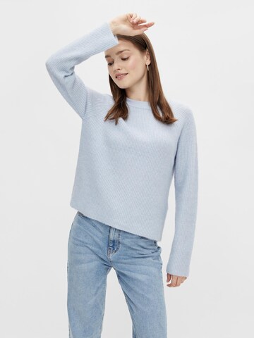 PIECES - Pullover 'Ellen' em azul: frente