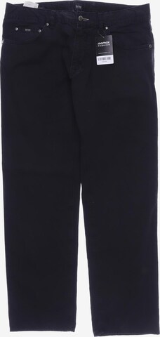 BOSS Black Pants in 34 in Black: front