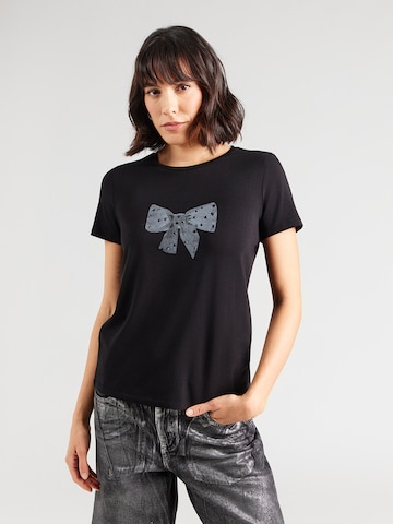 T-shirt MORE & MORE en noir : devant