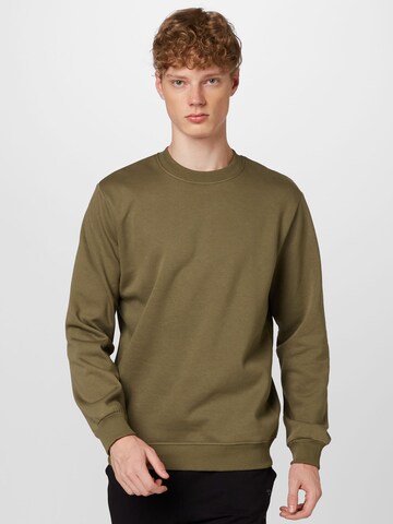 Sweat-shirt 'Curt' ABOUT YOU en vert : devant