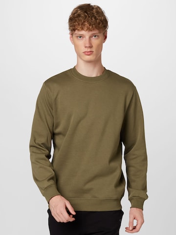 ABOUT YOU Sweatshirt 'Curt' in Groen: voorkant
