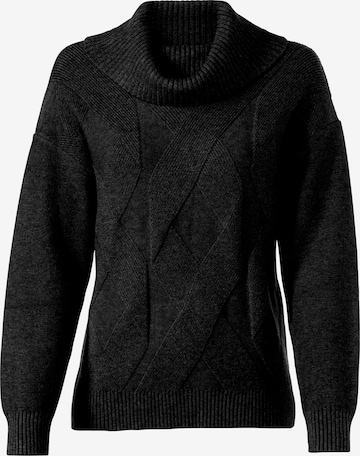 Pull-over heine en noir : devant
