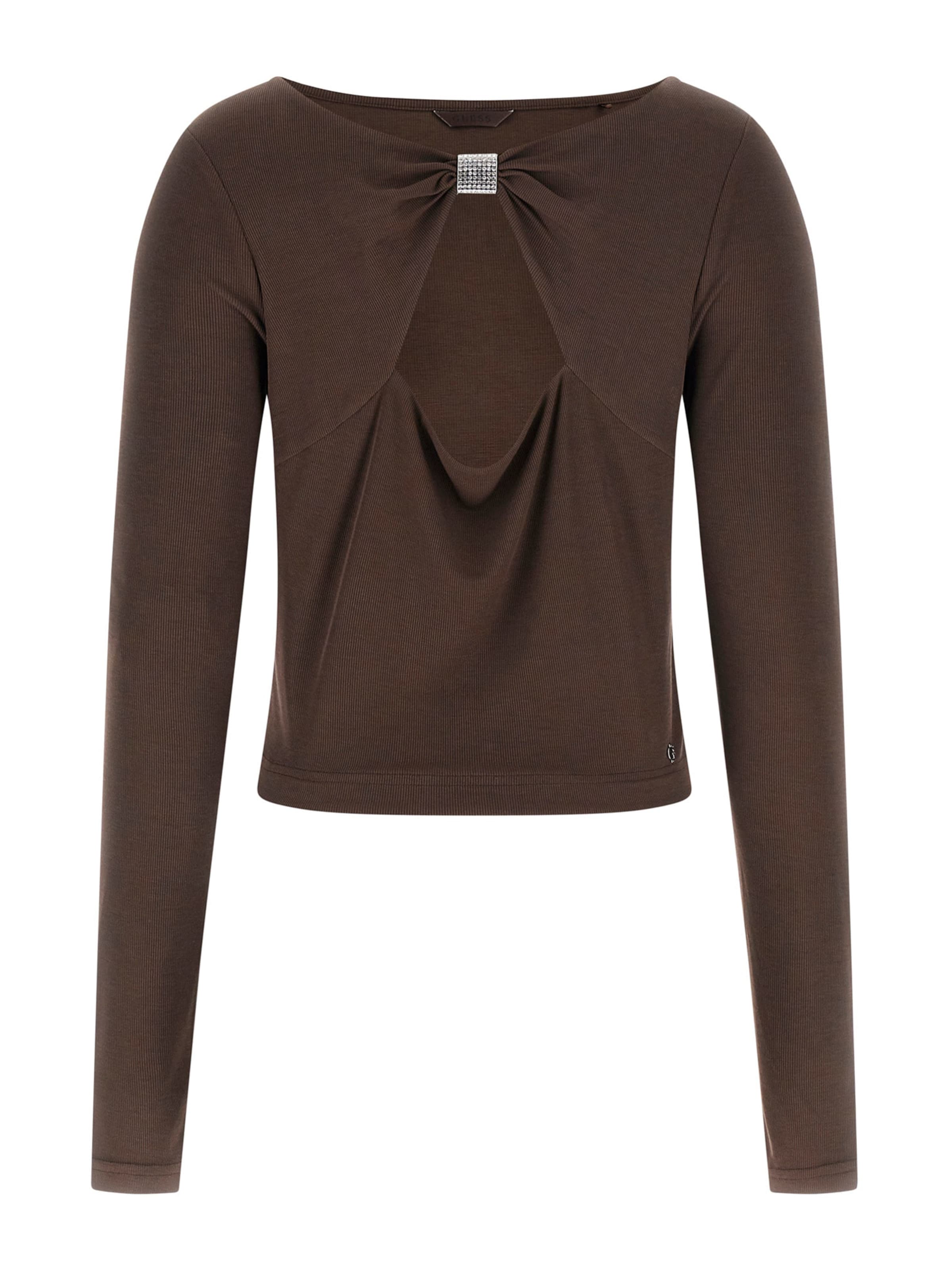 Tricou 'MILENA' de la GUESS pe maro: față