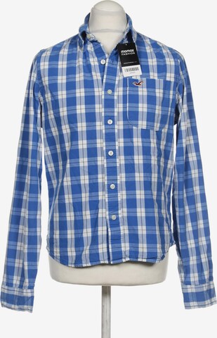 HOLLISTER Button Up Shirt in L in Blue: front