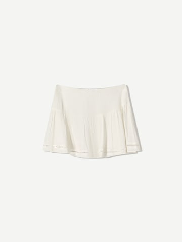 Jupe Bershka en blanc