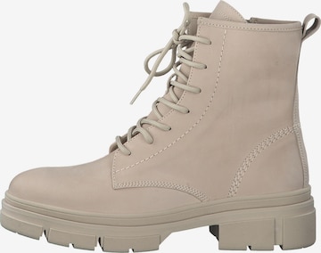 TAMARIS Veterlaarsjes in Beige