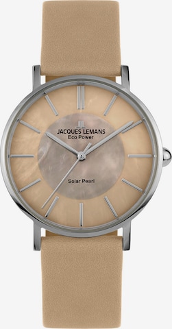 Jacques Lemans Uhr in Beige: predná strana