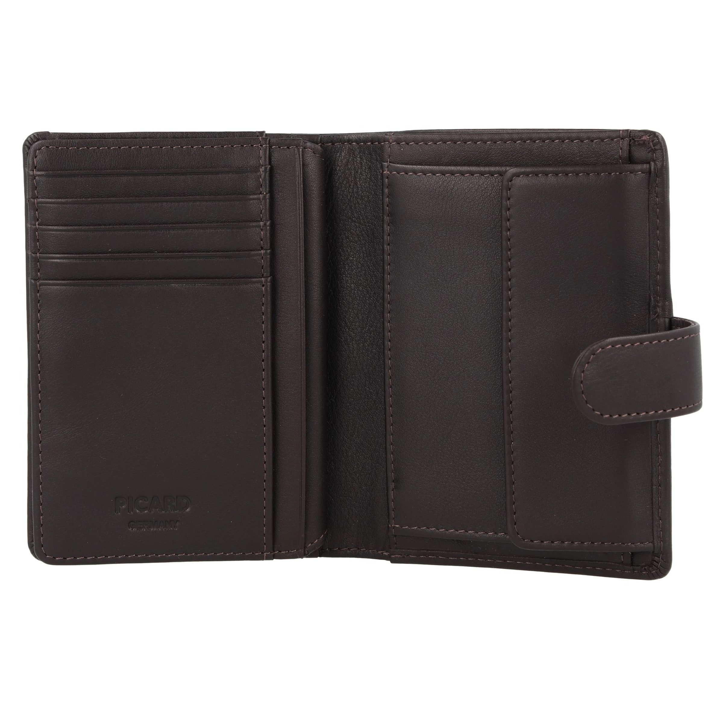 Picard Portemonnee 'Brooklyn' in Bruin