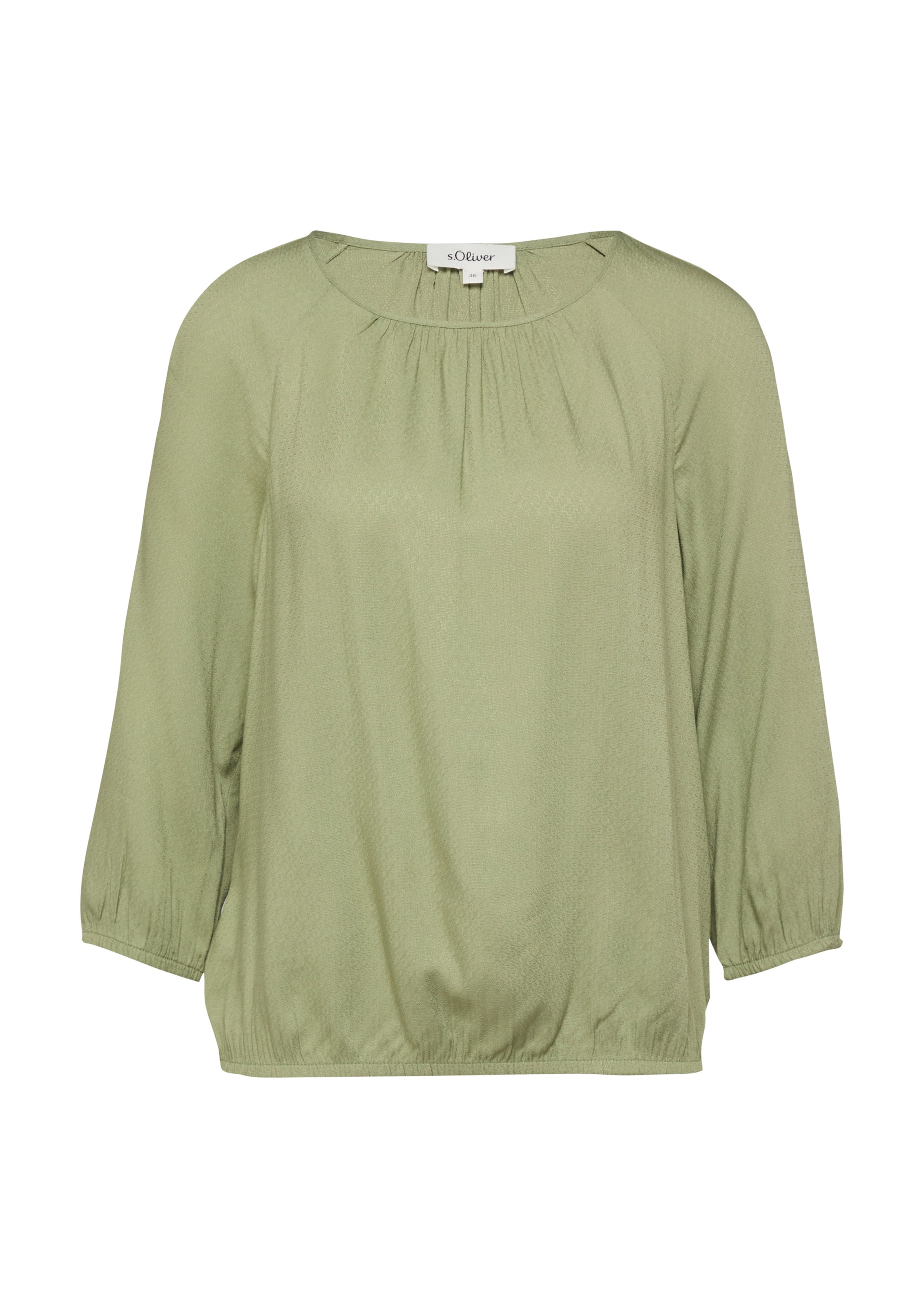 s.Oliver Blouse in Green: front