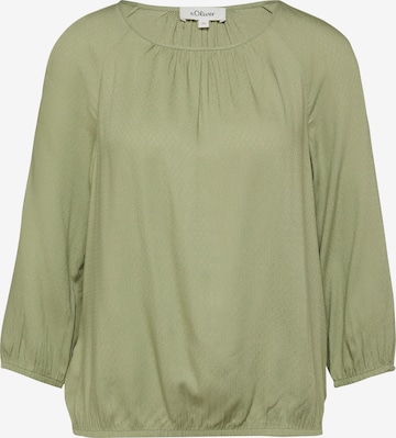 Chemisier s.Oliver en vert : devant