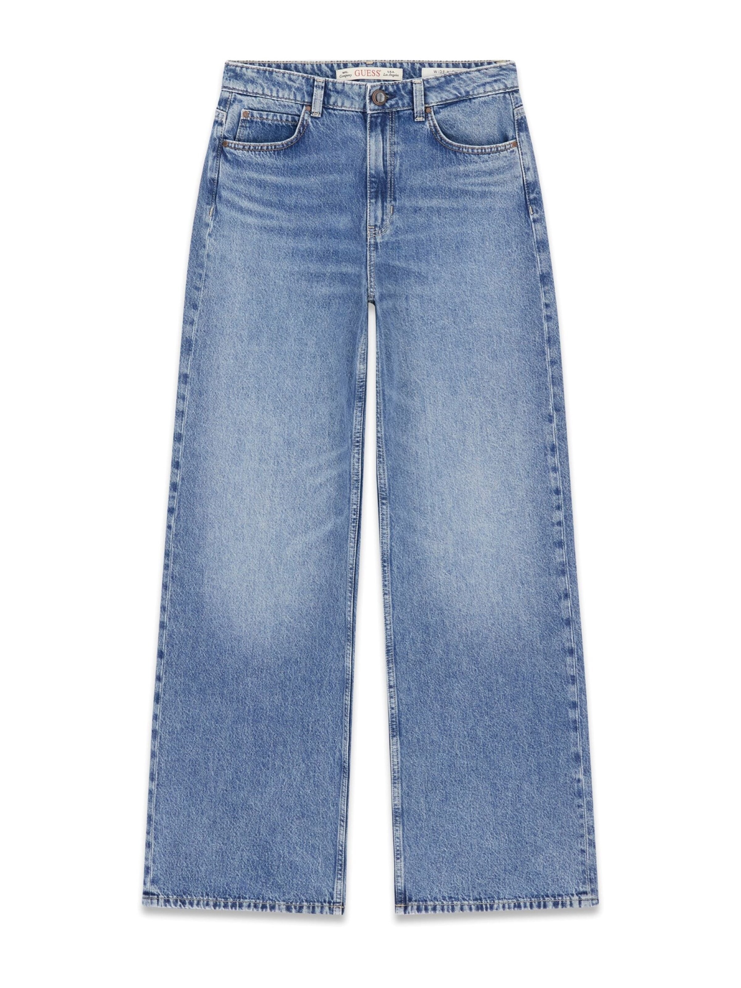 GUESS - Pierna ancha Vaquero en azul: frente