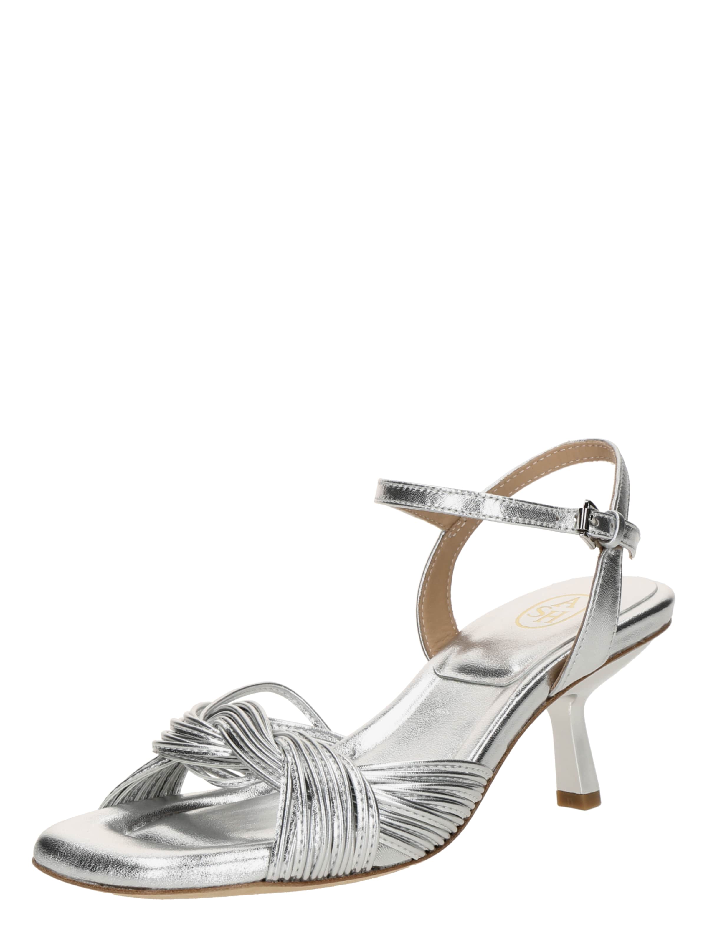 ASH Σανδάλι με λουράκια 'JANIS' σε ασημί: μπροστά