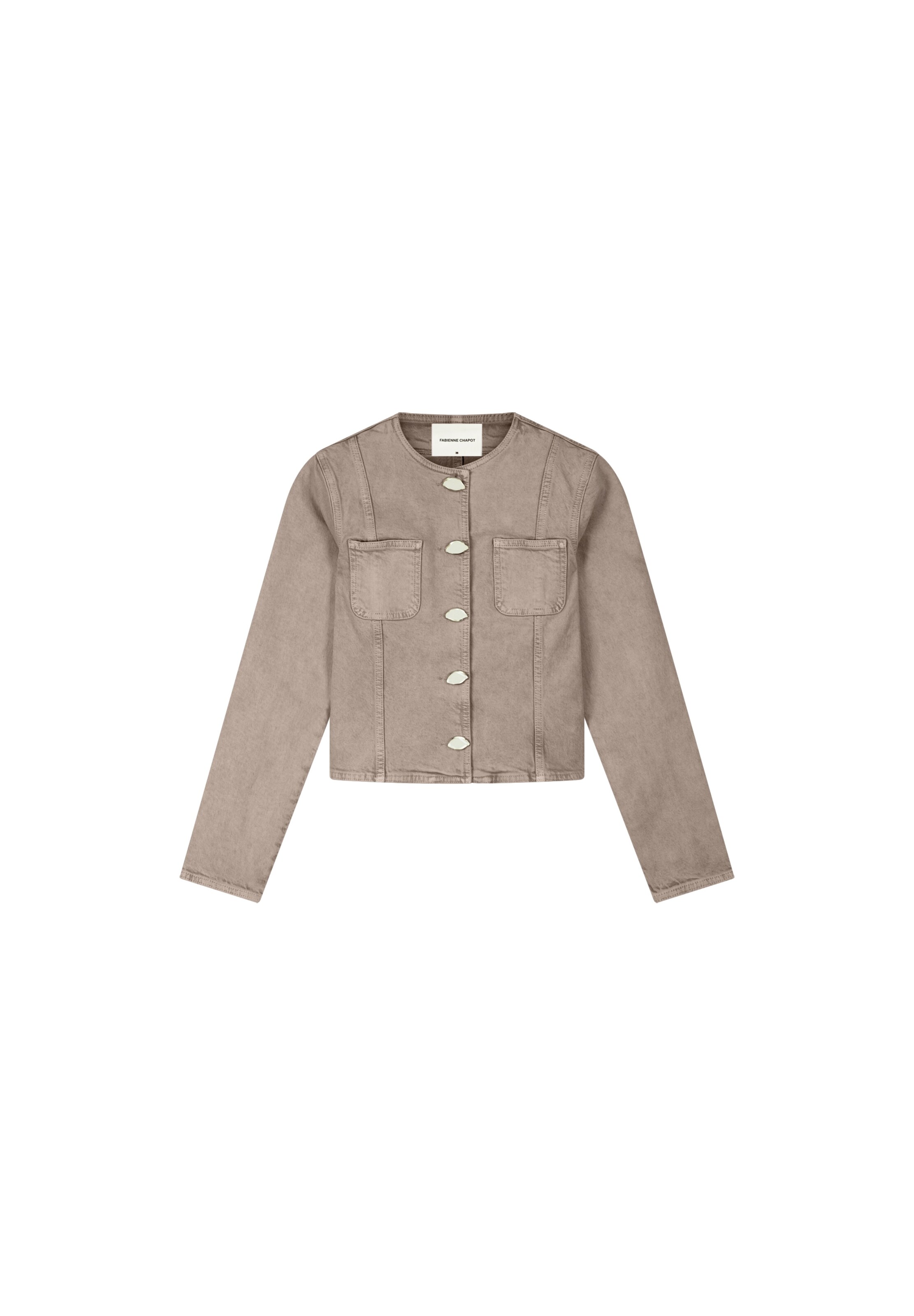 Fabienne Chapot Tussenjas in de kleur Beige, Productweergave