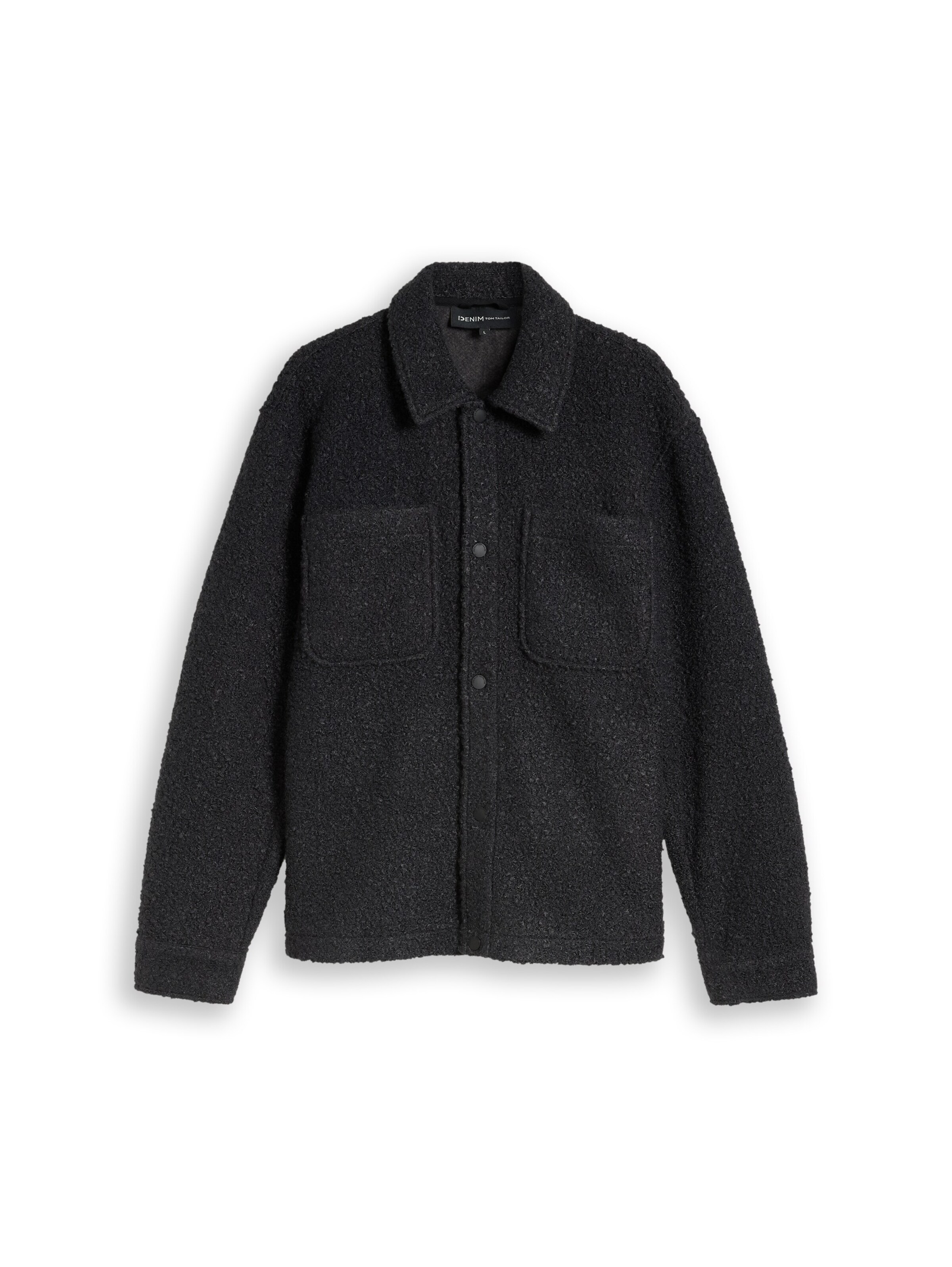 TOM TAILOR DENIM Jacke in Grau: Vorderseite