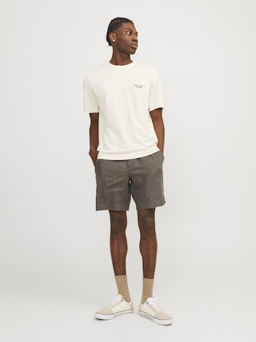 JACK & JONES Loosefit Chinobyxa 'Bill Lawrence' i brun