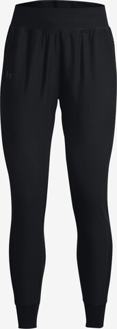 UNDER ARMOUR Tapered Sportbroek 'Qualifier' in Zwart: voorkant