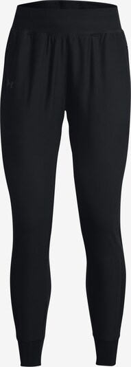 UNDER ARMOUR Workout Pants 'Qualifier' in Black / White, Item view