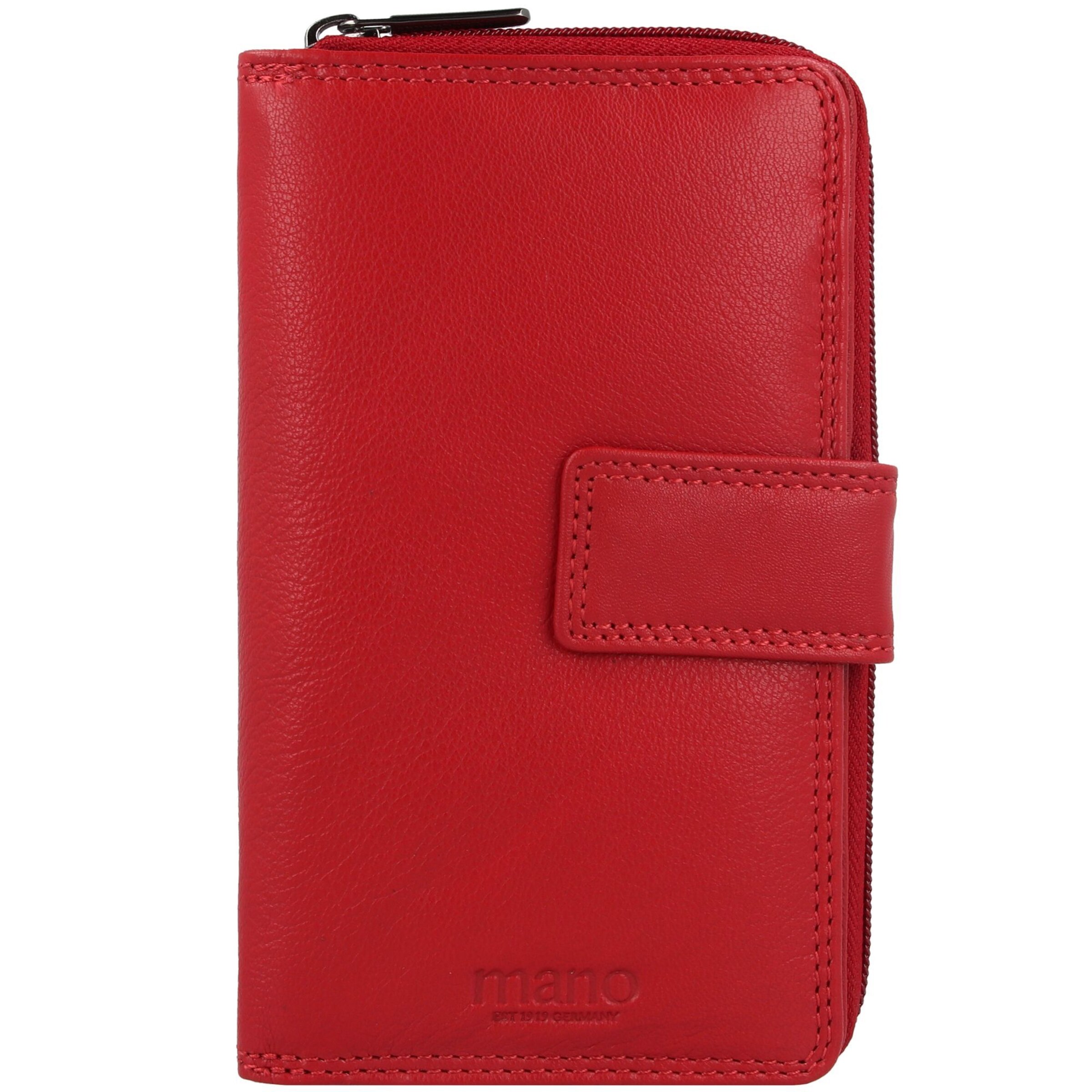 mano Wallet 'Donna Giulia' in Red: front