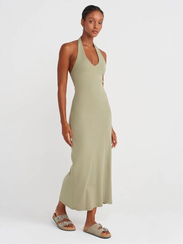 Dilvin - Vestido em verde