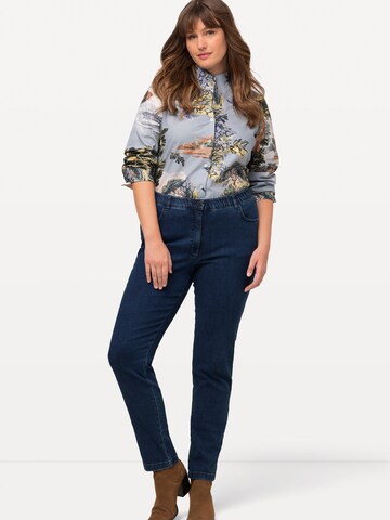 Ulla Popken Slimfit Jeans in Blau