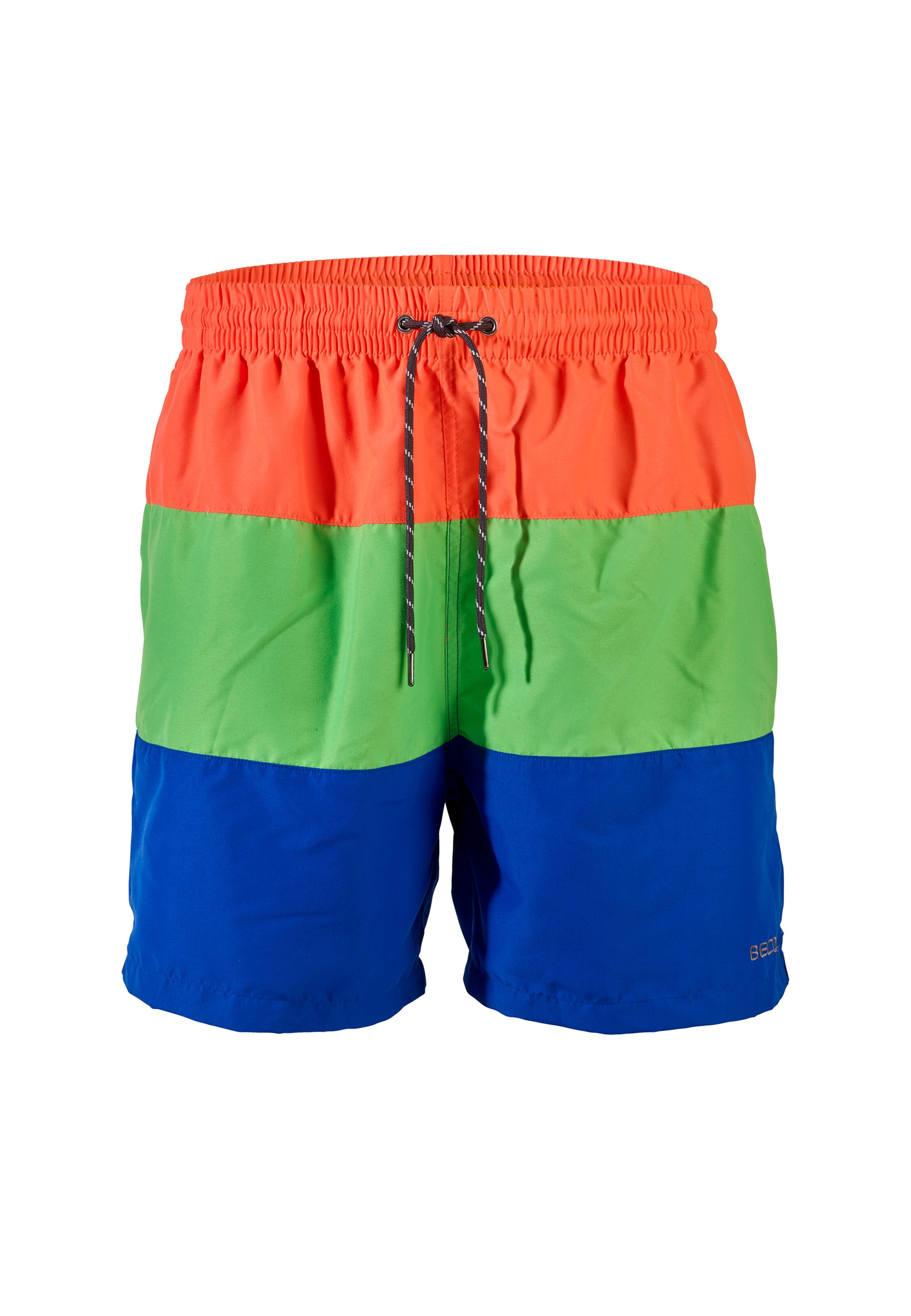 BECO the world of aquasports Zwemshorts 'Coastline – Colour Block' in Blauw: voorkant
