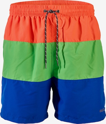BECO the world of aquasports Badeshorts 'Coastline – Colour Block' in Blau: Vorderseite
