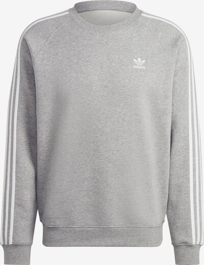 ADIDAS ORIGINALS Sweatshirt 'Adicolor Classics 3-Stripes' in graumeliert / weiß, Produktansicht