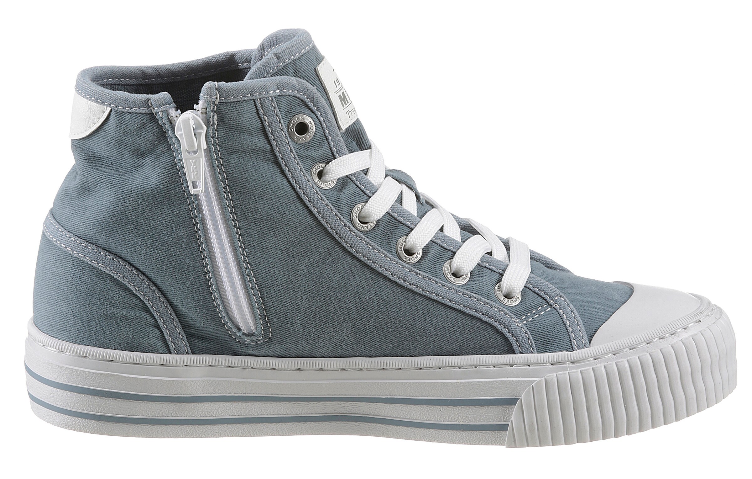 MUSTANG High-Top Sneakers in Blue