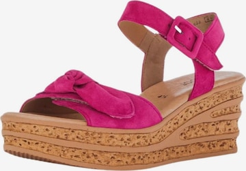GABOR Sandaal in Roze: voorkant
