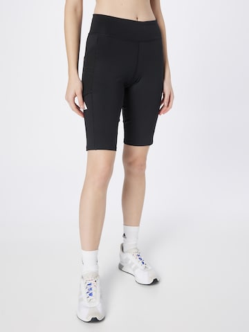 Skinny Pantaloni sport 'Match' de la ADIDAS PERFORMANCE pe negru: față