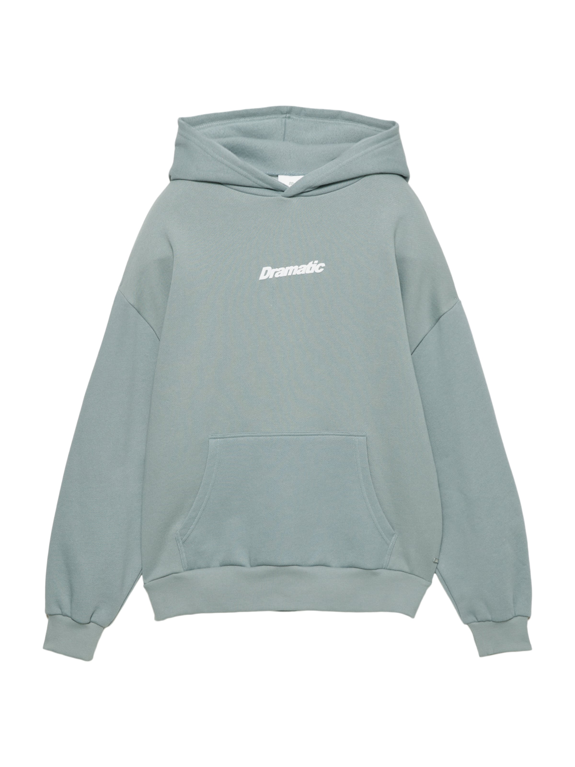 Pull&Bear Sweatshirt 'PACIFIC PLEASANTNESS' in Groen: voorkant