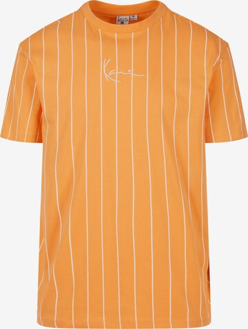 T-shirt Karl Kani en orange : devant