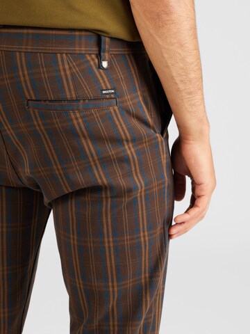 Brixton Normální Chino kalhoty 'CHOICE' – hnědá
