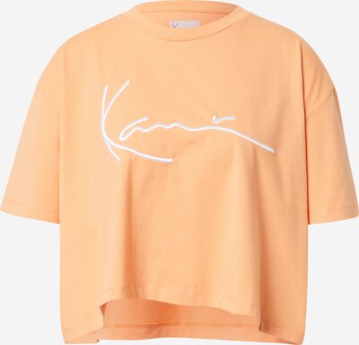 Karl Kani T-shirt oversize en orange clair / blanc, Vue avec produit