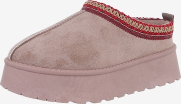 Ital-Design Pantolette in Pink: Vorderseite
