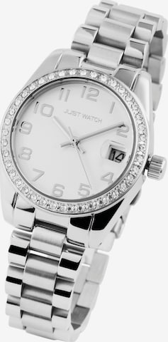 Just Watch Analog Watch 'Emmi' in Silver: front