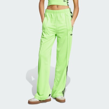 Wide Leg Pantalon 'Adicolor Classic Firebird' ADIDAS ORIGINALS en vert : devant