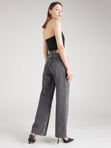 Samsøe Samsøe Wide Leg Jeans 'REBECCA' in Grau