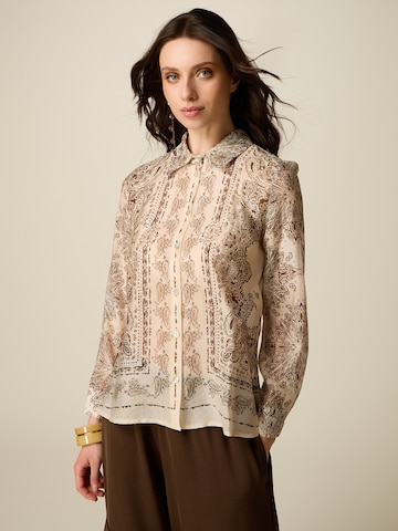 oltre - Blusa en beige: frente