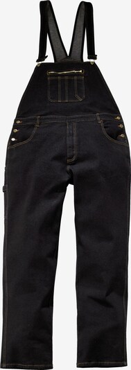 John F. Gee Salopette en jean en noir denim, Vue avec produit