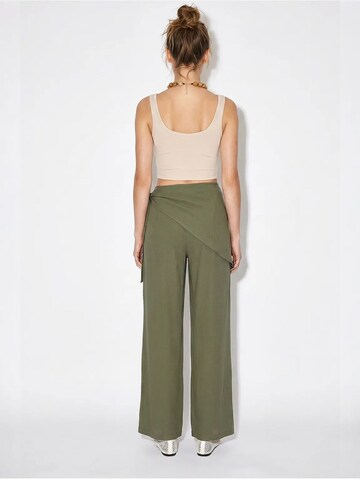 Wide leg Pantaloni 'Hose' di Bianco Lucci in verde