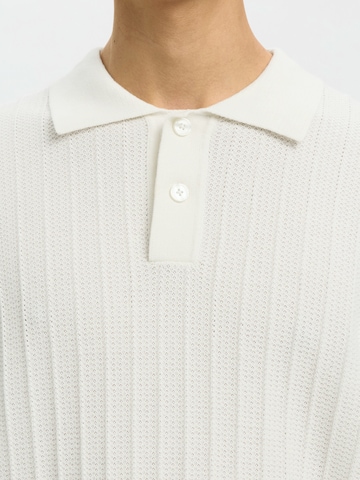 Pull-over 'SLHDane' SELECTED en beige