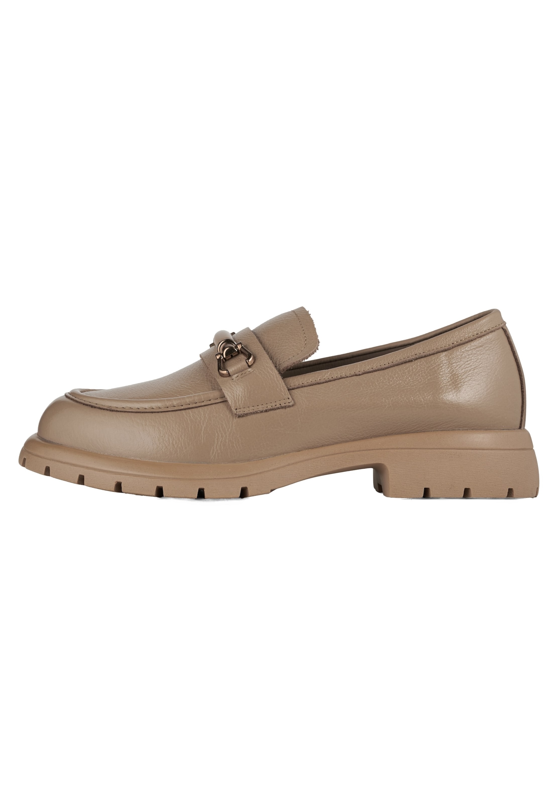 CESARE GASPARI Slip-ons in Beige: front