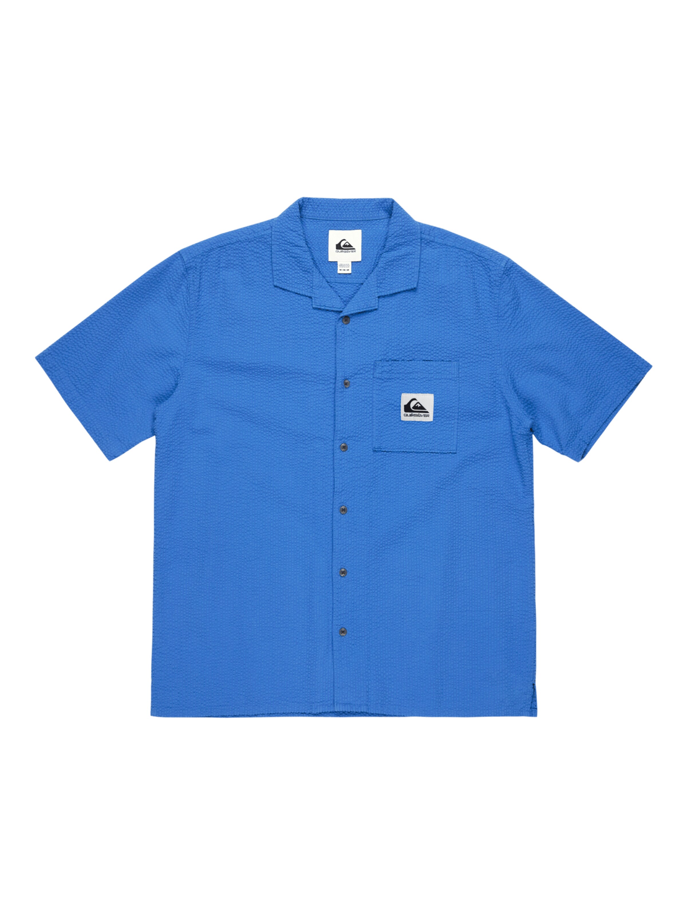 QUIKSILVER Overhemd 'Heartbeat' in Blauw: voorkant