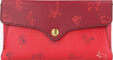 FOSSIL Clutch 'Heritage' in Rood: voorkant