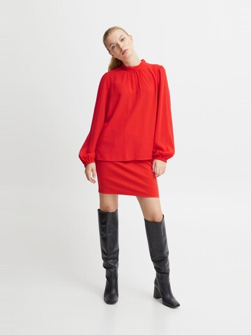 ICHI Bluse in Rot: Vorderseite