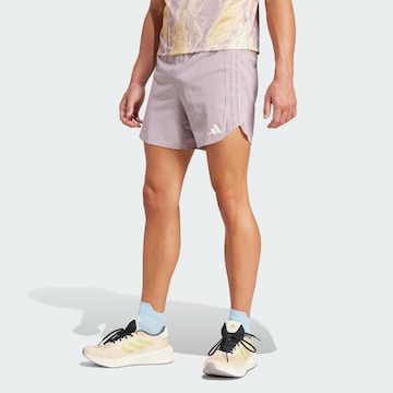 ADIDAS PERFORMANCE Slimfit Sportbroek ' Move for the Planet ' in Lila