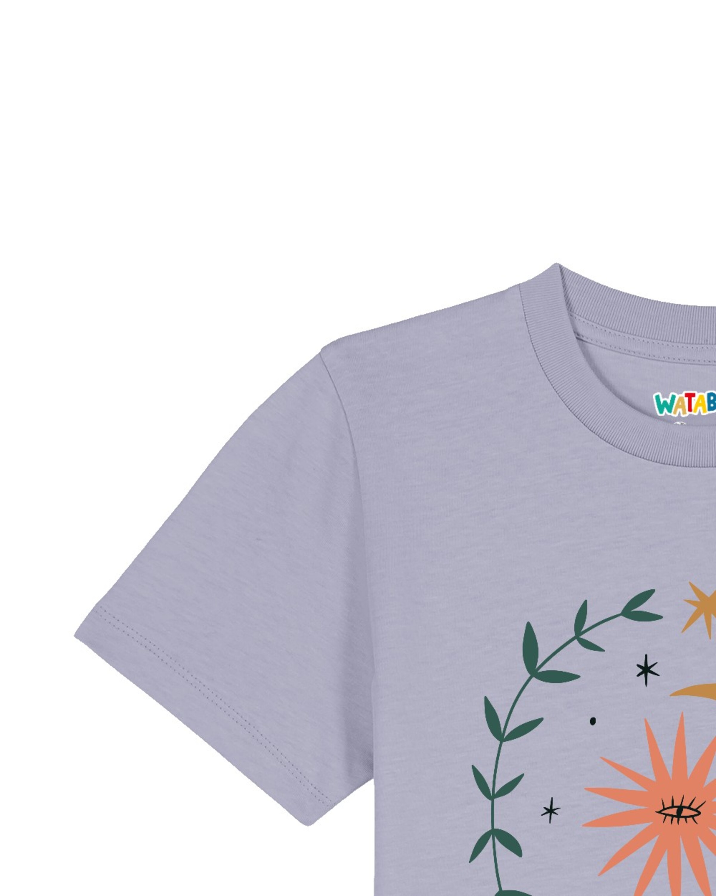 T-Shirt 'Love and flex' watabout.kids en bleu