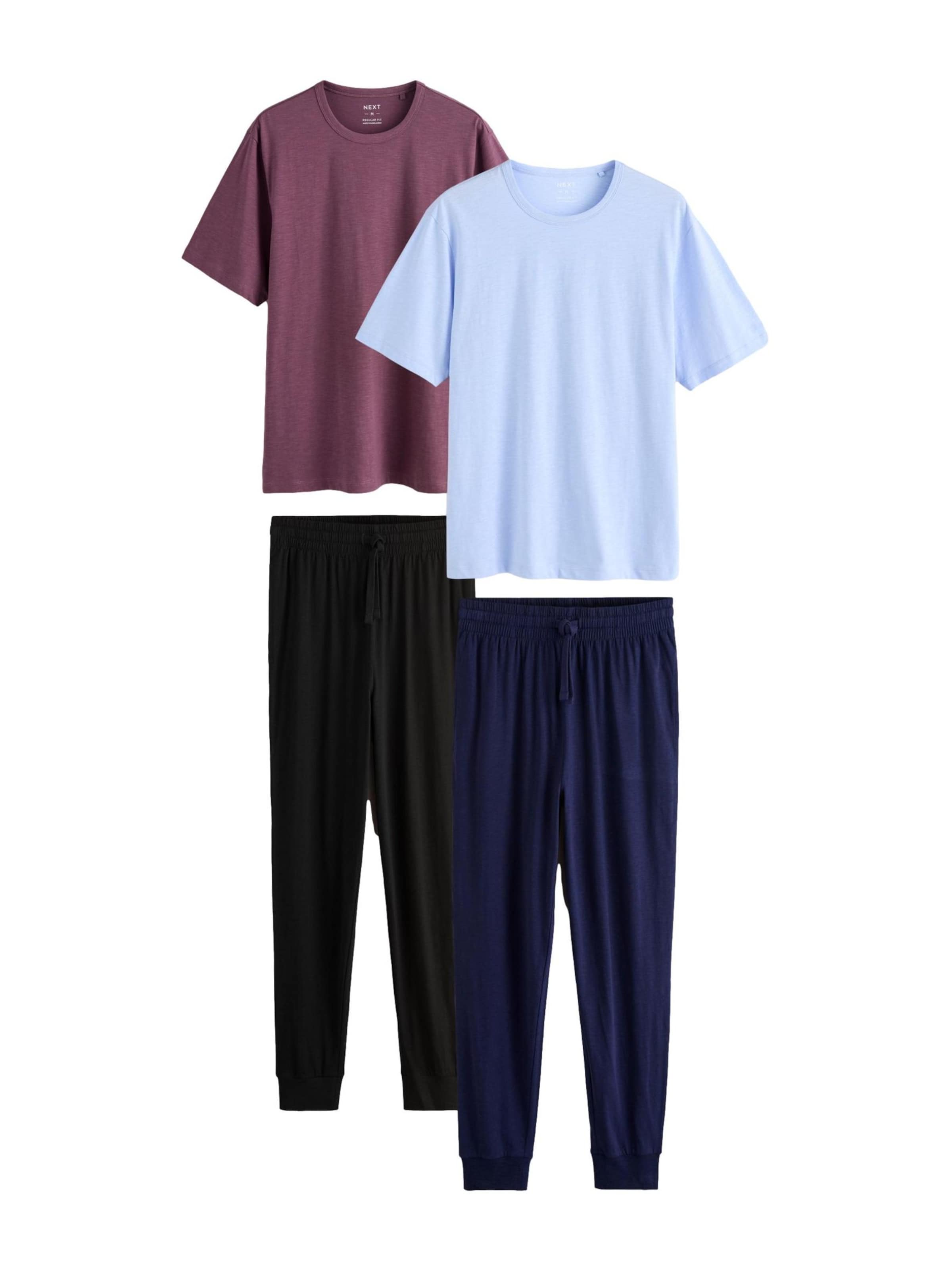 Pyjama long Next en bleu : devant